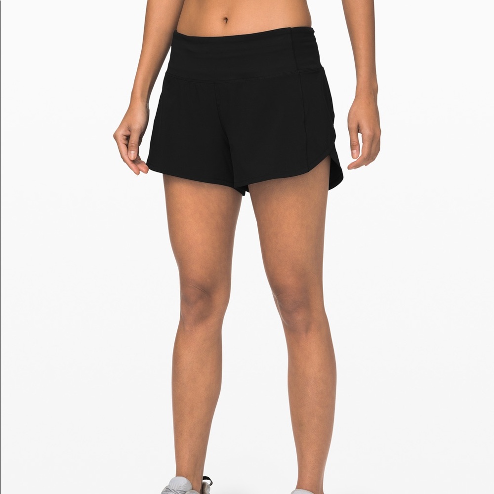 Lululemon SPEED UP MID-RISE SHORT 4" size 10